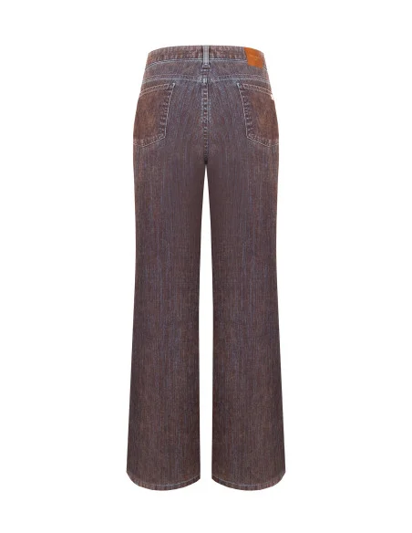 Jeans Wide Leg Vellutati Rinascimento