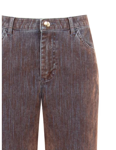 Jean à jambes larges en velours « Rinascimento »