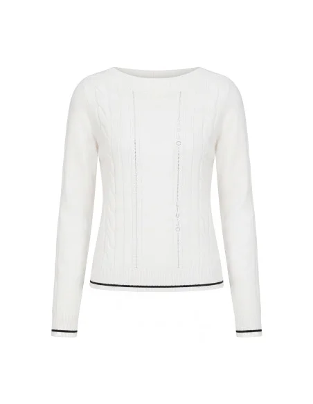 Sweater with Contrasting Trim Liu jo