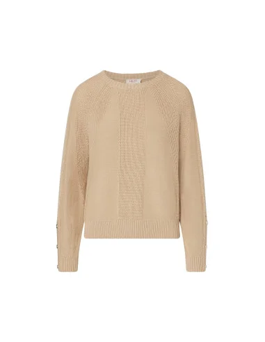Maglia In Misto Lana Con Bottoni Liu Jo