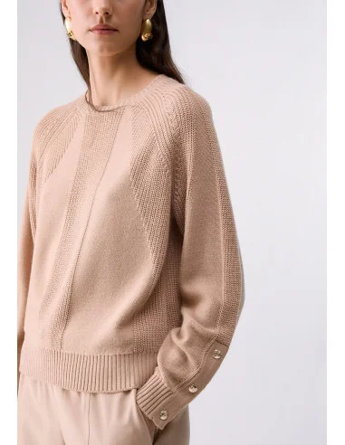 Wool-Blend Sweater with Buttons Liu Jo