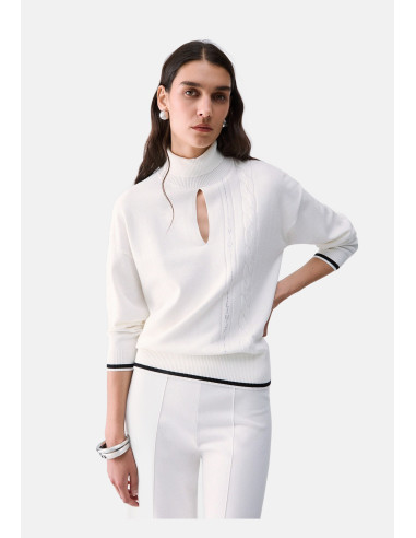 Turtleneck with Cut-Out Liu Jo