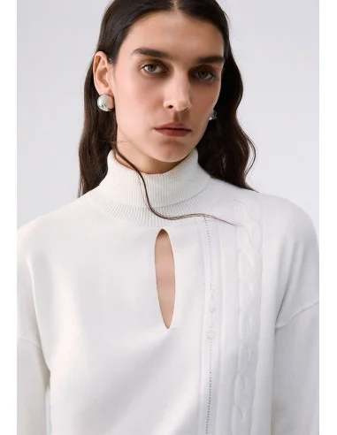 Turtleneck with Cut-Out Liu Jo