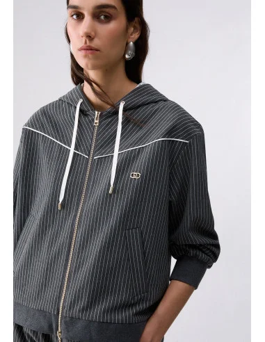 Lace Hooded Sweatshirt Liu Jo