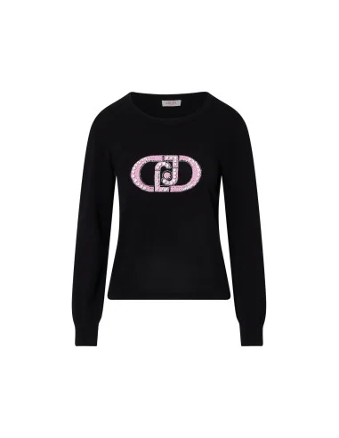 Liu Jo Monogram Logo Sweater