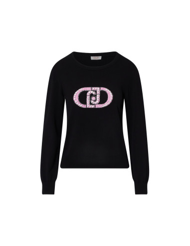 Pull avec logo monogramme Liu Jo