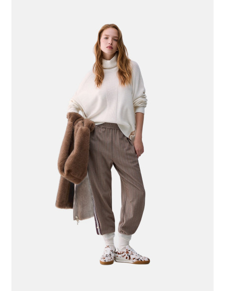 Liu Jo Wool-Blend Turtleneck with Buttons - Vestiti Firmati Life Sm...