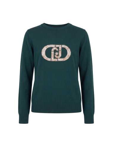 Pull avec logo monogramme Liu Jo