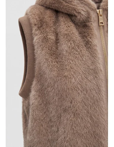 Gilet en fourrure teddy Liu Jo