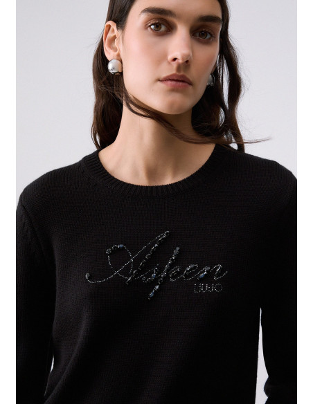 Maglia Con Richiamo Gioiello Liu Jo