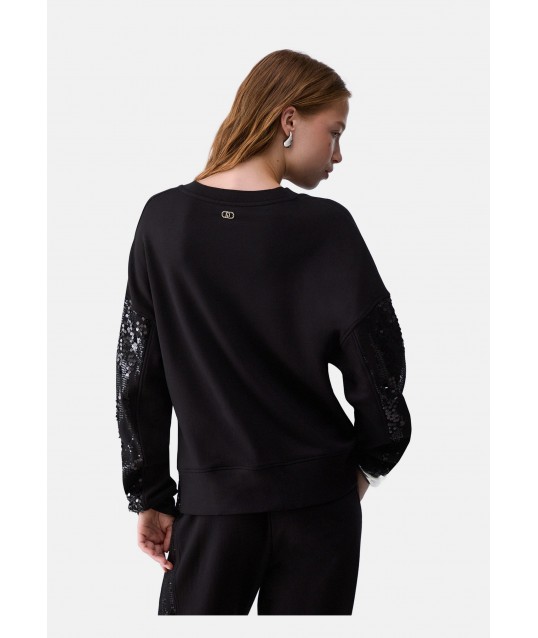 Felpa Con Paillettes Liu Jo