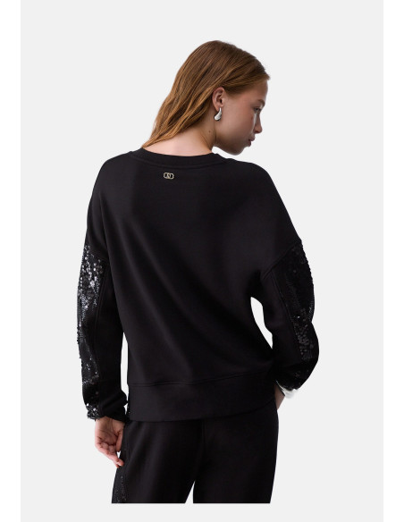 Liu Jo Sequinned Sweatshirt - Vestiti Firmati Life Smiles