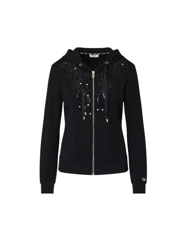 Sweat à capuche à paillettes Liu Jo - Vestiti Firmati Life Smiles