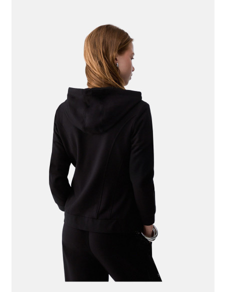 Liu Jo Hooded Sweatshirt with Sequins - Vestiti Firmati Life Smiles