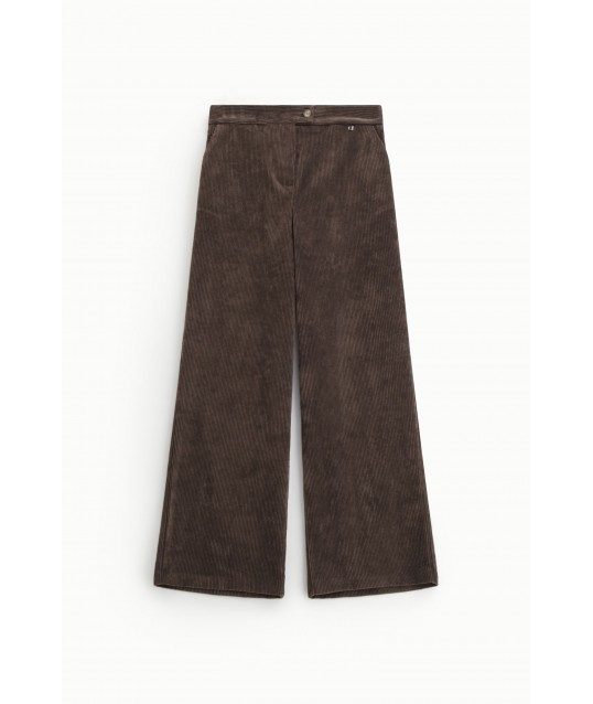 Pantaloni A Gamba Ampia In Velluto A Coste Dixie