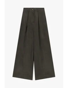 Dixie High-Waisted Palazzo Trousers with Pleats 2