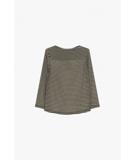 Dixie Regular-Fit Long-Sleeved Striped T-Shirt