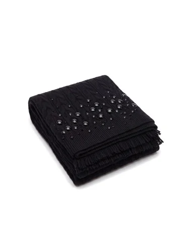 Knitted Scarf with Studs Liu Jo