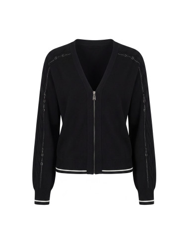 Maglia Aperta Con Strass Liu Jo