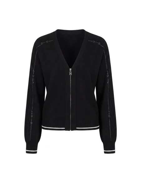 Open Sweater with Rhinestones Liu Jo