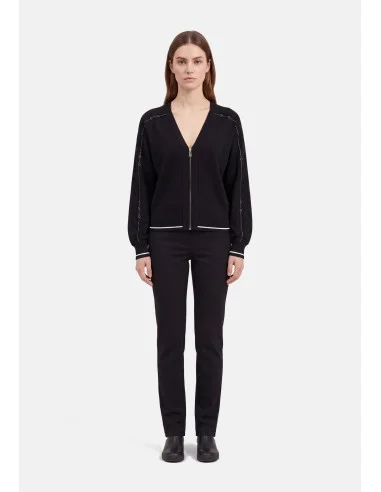 Open Sweater with Rhinestones Liu Jo