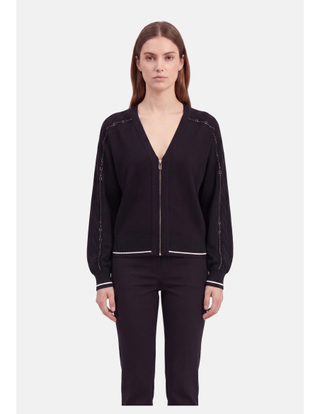 Pull ajouré avec strass Liu Jo - Vestiti Firmati Life Smiles