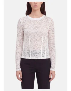 Lace and Lurex Sweater Liu Jo