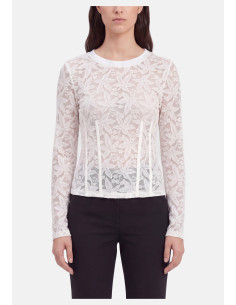 Pull en dentelle et lurex Liu Jo - Vestiti Firmati Life Smiles