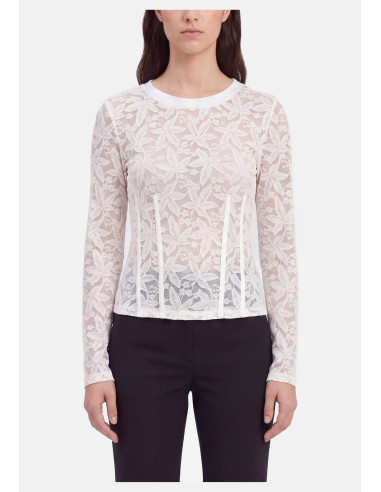 Liu Jo Lace and Lurex Top - Vestiti Firmati Life Smiles