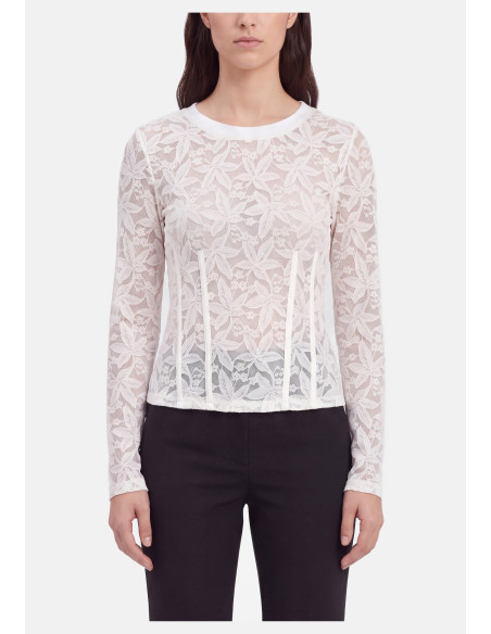 Pull en dentelle et lurex Liu Jo - Vestiti Firmati Life Smiles