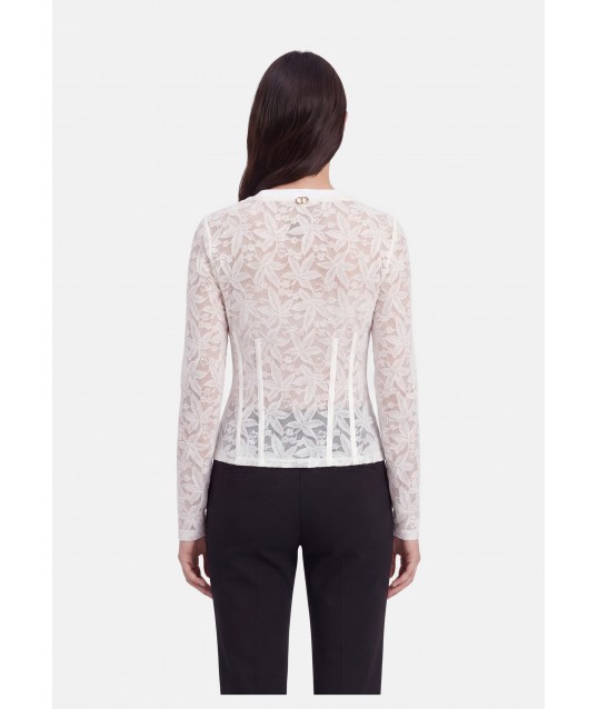 Liu Jo Lace and Lurex Top
