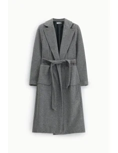 Long Coat with Belt and Large Pockets, Please 2