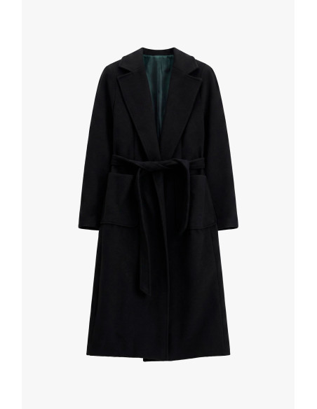 Cappotto Lungo Con Cintura E Tasche Ampie Please