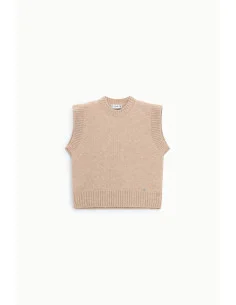 Sleeveless Jumper with Ribbed Trim, Please 2