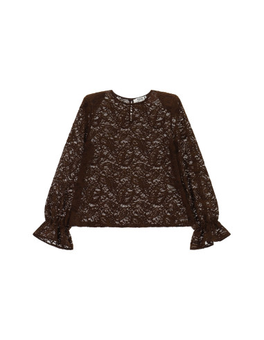 Maglione In Pizzo Con Maniche Balloon Please