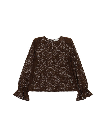 Maglione In Pizzo Con Maniche Balloon Please