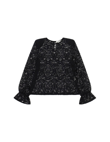 Maglione In Pizzo Con Maniche Balloon Please