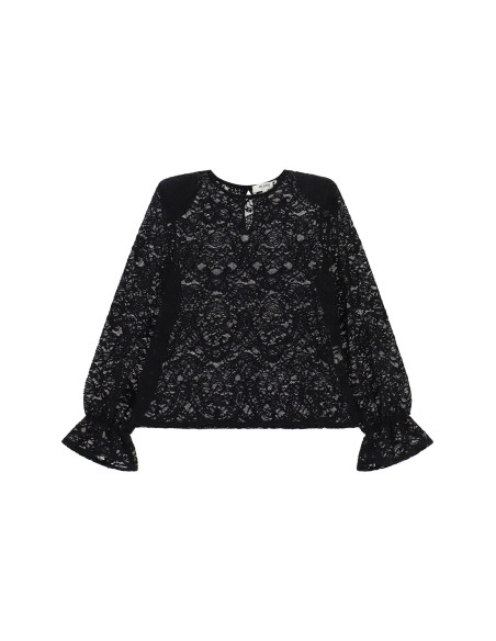 Maglione In Pizzo Con Maniche Balloon Please