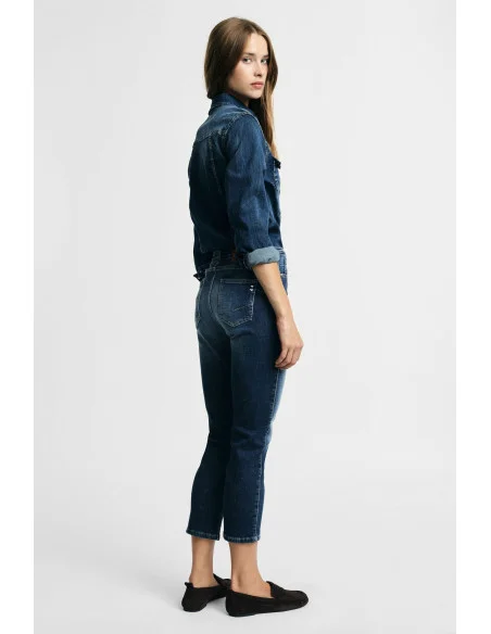Jeans A Gamba Dritta Con Effetto Lavato Please