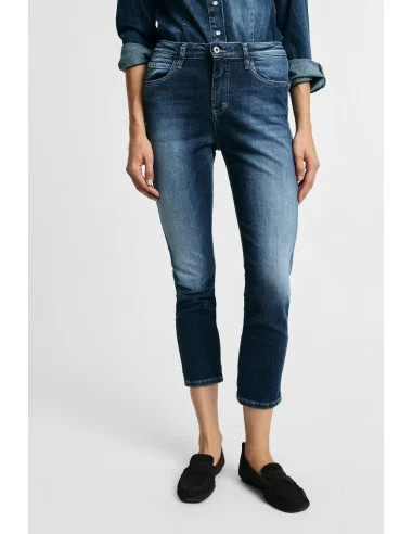 Jeans A Gamba Dritta Con Effetto Lavato Please