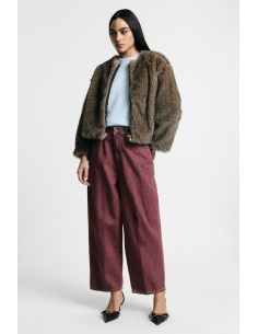Jeans Gamba Ampia Fit Cropped Cinque Tasche Please