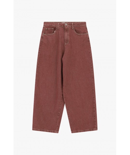 Jeans Gamba Ampia Fit Cropped Cinque Tasche Please