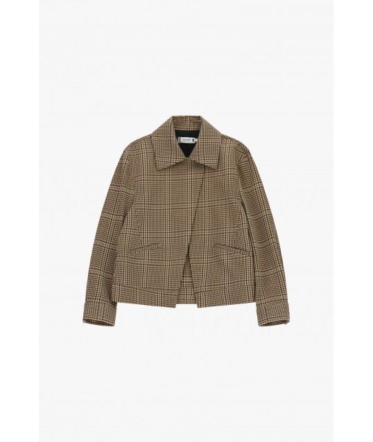 Veste chemise à carreaux, coupe regular, avec poches avant, Please