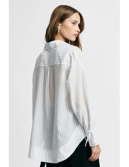 Camicia Regular-Fit A Righe Con Polsini Regolabili Please