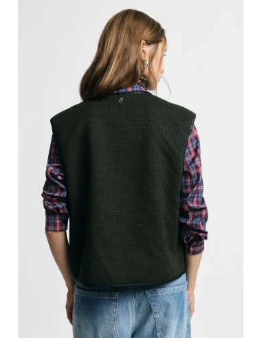 Gilet Con Chiusura A Alamari E Bordo A Contrasto Please
