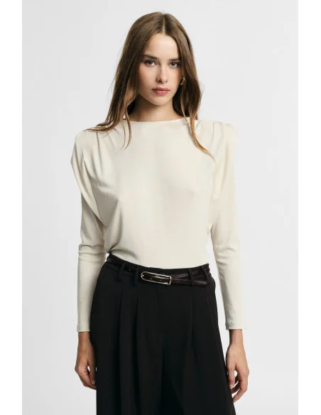 Maglione Girocollo Con Spalle Strutturate Please