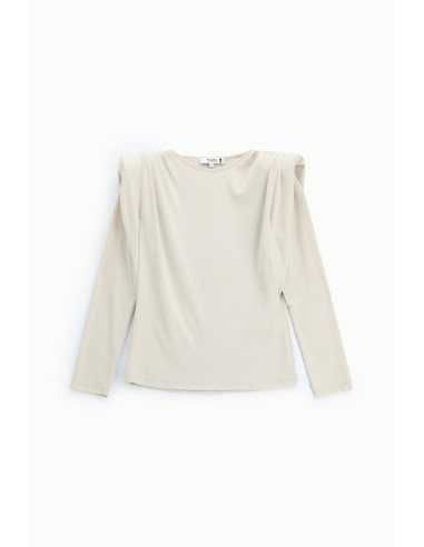 Pull à col rond avec épaules structurées Please - Vestiti Firmati L...