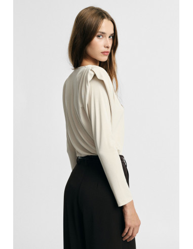 Pull à col rond avec épaules structurées Please - Vestiti Firmati L...