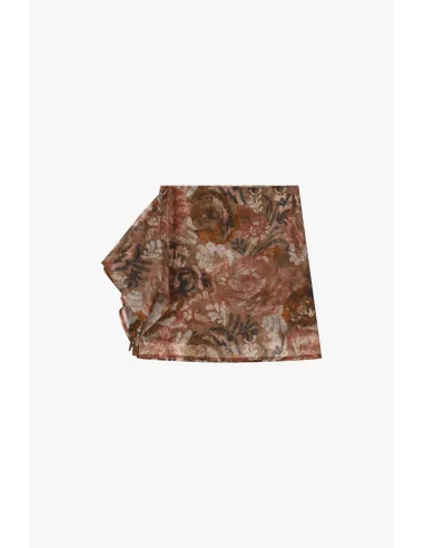 Short Skirt with Watercolour Floral Print Please
