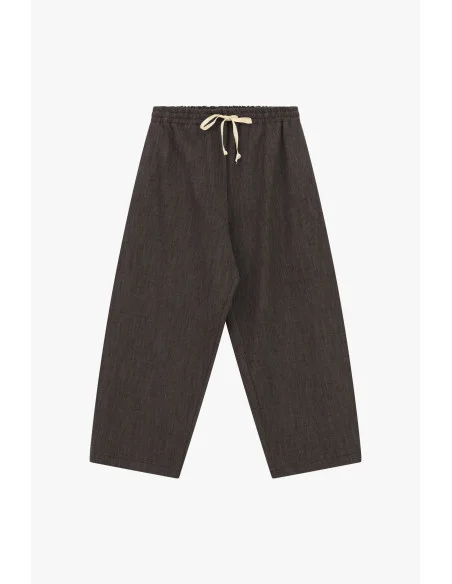 Palazzo Trousers With Elasticated Waist And Drawstring Please